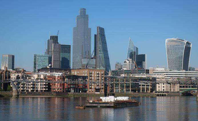 City of London from across the Thames
