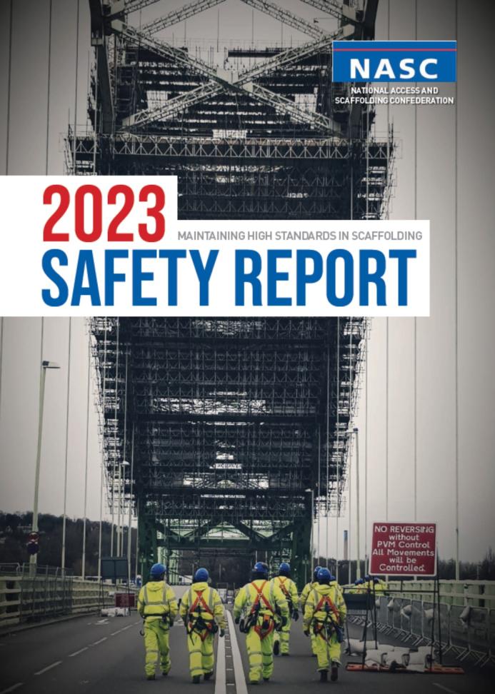 The cover of NASC's Safety Report 2023