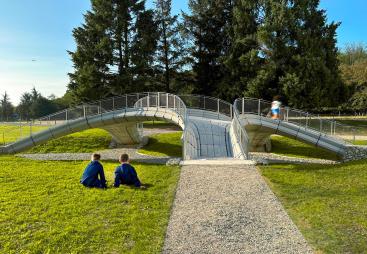 Holcim’s completed Phoenix bridge in Lyon, France.