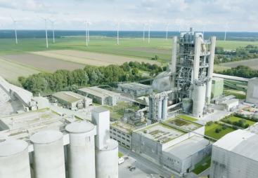 Holcim's cement plant in Lägerdorf, Germany