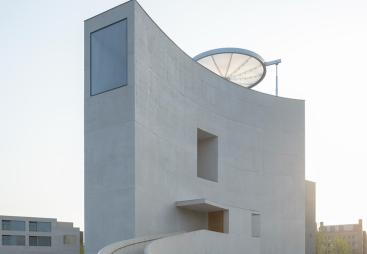 A concrete chapel