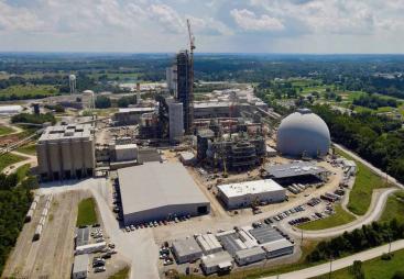 Heidelberg Materials' cement plant in Mitchell, Indiana, USA