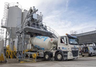 Brett Concrete's new wet-batch plant in Portsmouth