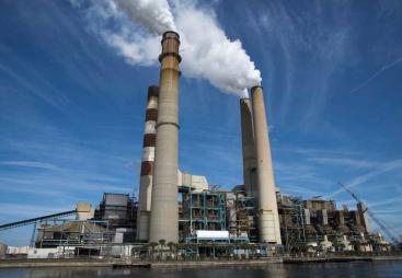 A Portland cement factory