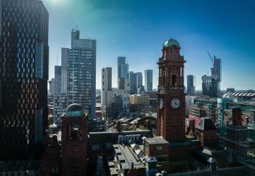 The Manchester skyline