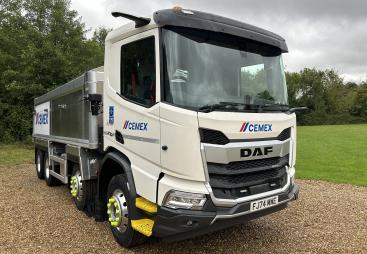 One of Cemex's new DAF XD models.