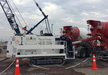Mecbo's CARTRACK P6 and P7 tracked concrete pumps