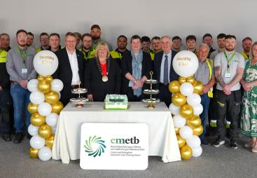 Representatives of Past Graduates, CMETB, Monagahn Institue, and Combilift.