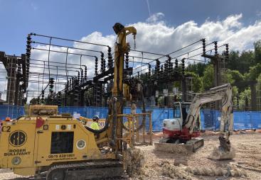 Roger Bullivant Limited delivering a tailored foundation solution for the Willesden Substation project in London. Image: RBL