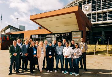 Founders of the International Access and Scaffolding Association at ScaffEx25 in Manchester