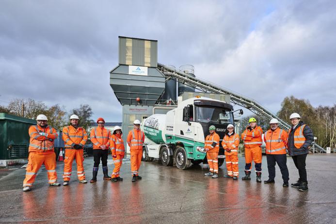 Aggregate Industries welcome second electric truckmixer to fleet