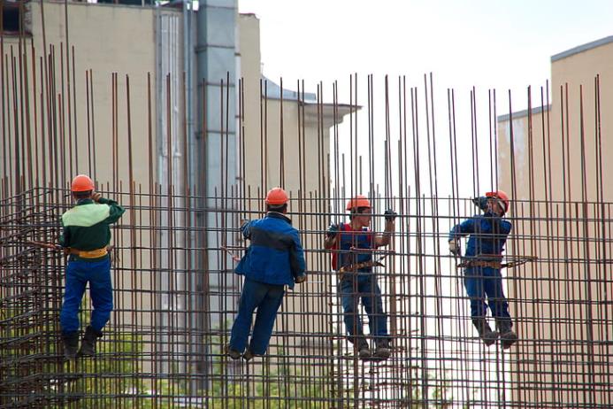 Men working at height