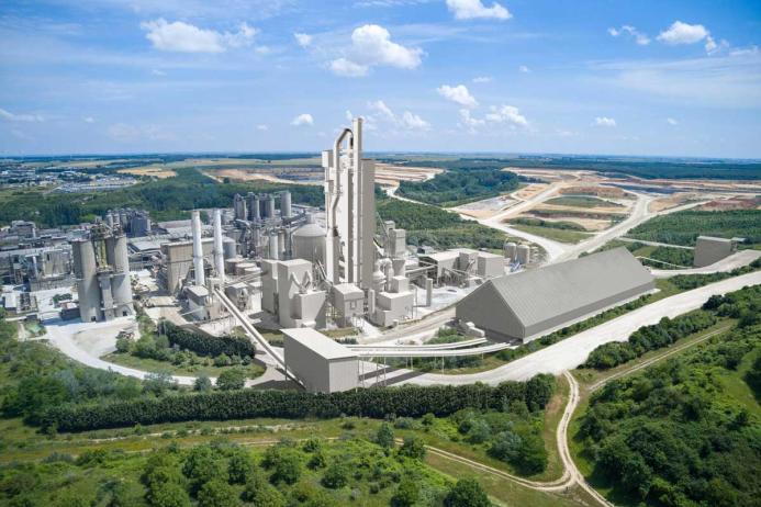 The Airvault cement plant after modernisation