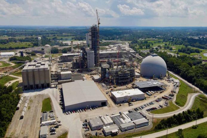 Heidelberg Materials' cement plant in Mitchell, Indiana, USA