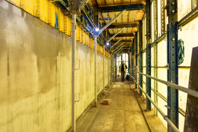 Doka slipform in use at 2 Aldermanbury Square London