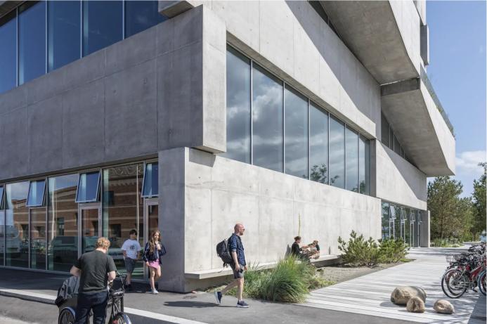 The exterior of BIG’s new Copenhagen HQ