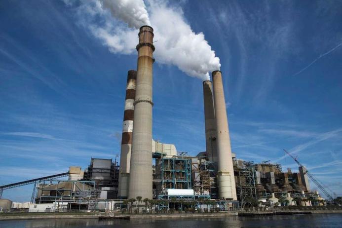 A Portland cement factory