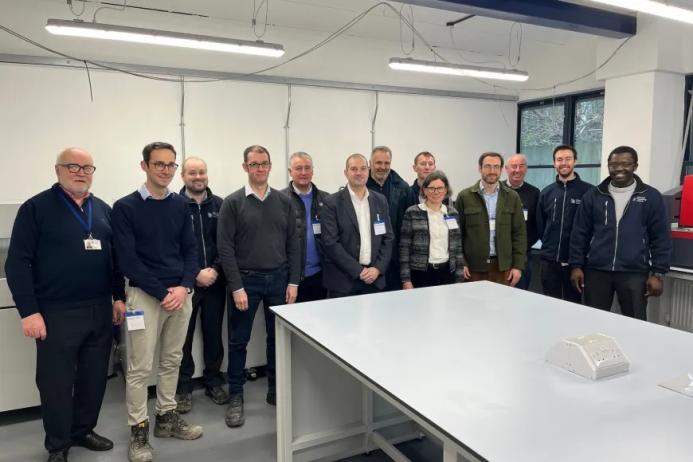 Visitors attended a tour of the new Sustainable Cement and Concrete Centre.