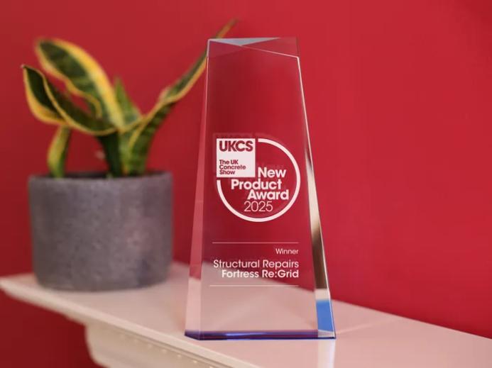  2025 UK Concrete Show New Product Award.