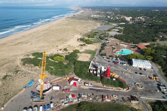 Tunnel construction site