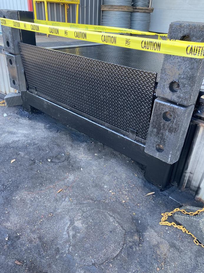 A loading dock after Cortec's anti-corrosion treatment