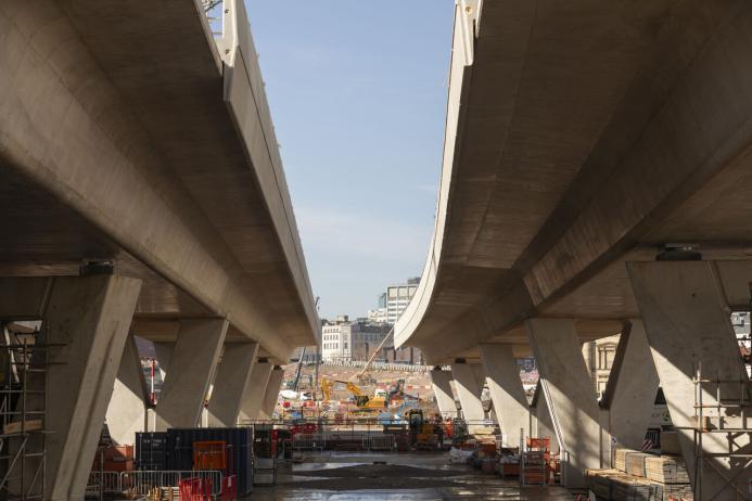 HS2's Curzon Approaches. Image HS2.