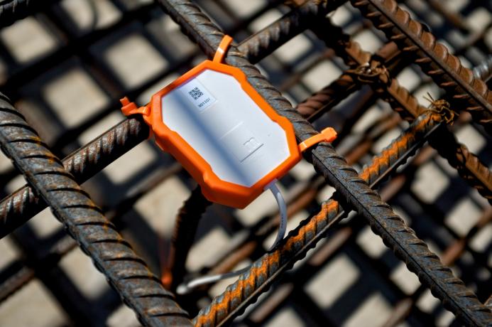 Maturix's Nova, launched in May this year, is designed for wireless concrete temperature and strength monitoring, is fully embeddable in the concrete, and connects via Bluetooth
