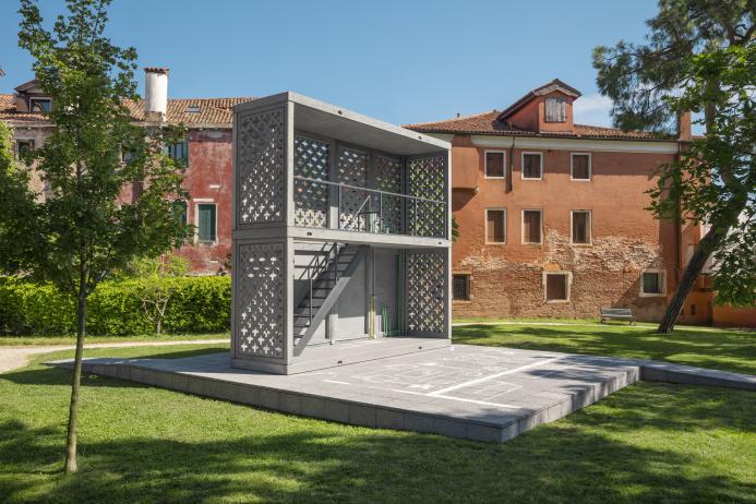 Holcim's Basic Services Unit prototype in Venice.