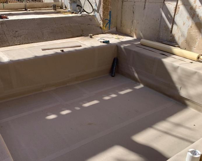 Application of SikaProof A+