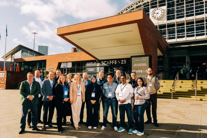 Founders of the International Access and Scaffolding Association at ScaffEx25 in Manchester