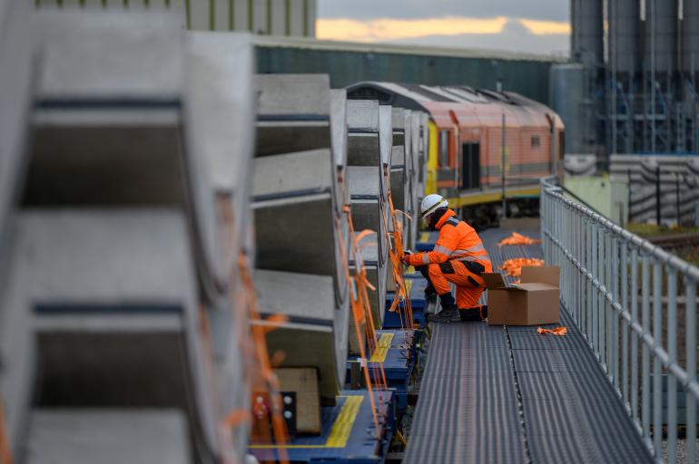 Strabag deliver first HS2 tunnel segments from Hartlepool | Concrete ...