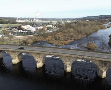 BAM, the Environment Agency and Tarmac have trialled the use of two low-carbon concretes in permanent works on the Hexham Flood Alleviation Scheme