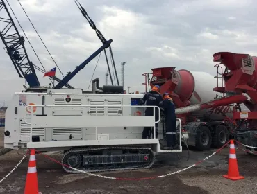 Mecbo's CARTRACK P6 and P7 tracked concrete pumps