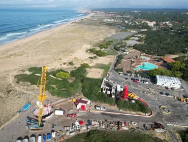 Tunnel construction site