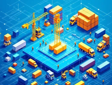 A digital construction supply chain