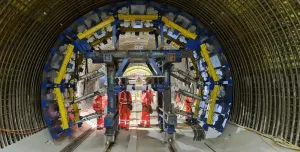 People standing behind Doka's SL-1 Volto tunnel formwork solution