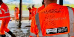 Workers at the Graphene Engineering Innovation Centre (GEIC), Manchester