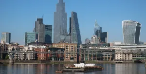 City of London from across the Thames