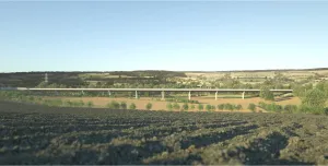 Artist's impression of the Wendover Dean Viaduct in Buckinghamshire