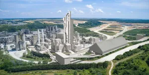 The Airvault cement plant after modernisation