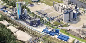 Schematic rendering of the GO4ZERO plant in Obourg, Belgium