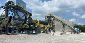 Following last year’s opening of its new state-of-the-art cement plant in Mitchell, Indiana, Heidelberg Materials invested in modifying the Speed facility to produce slag cement from domestically sourced slag granules. Credits: Heidelberg Materials North America 