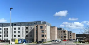 Four low rise blocks of flats