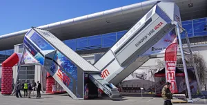 The EUROMIX 1600 NOVA, SBM’s most compact mobile concrete mixing plant, on display at bauma 2025