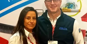 Gabi and Dan Williamson at the UK Concrete Show 2025 