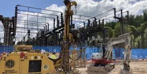 Roger Bullivant Limited delivering a tailored foundation solution for the Willesden Substation project in London. Image: RBL