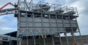 QMS supplied two of its B-Series B4 cone crushers along with four screening units—two 2 m x 7 m double-deck screens and two triple-deck variants.
