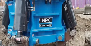 NPC's HDCFA cropper fitted with the new hardened steel chisel system, now standard across its range.