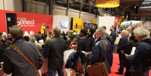 People watching a presentation at the Concrete Show 2025 Seminar Theatre 