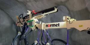 Normet's smartspray system in action